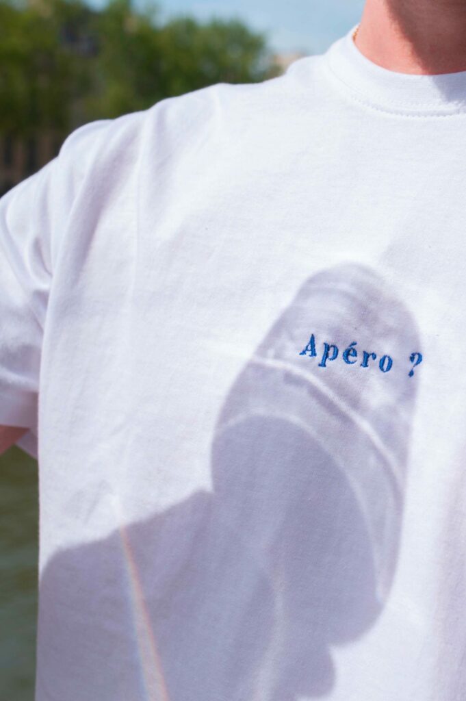 t-shirt brodé Apéro?
