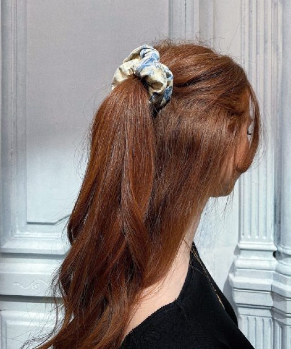 Chouchou upcyclé Hélène