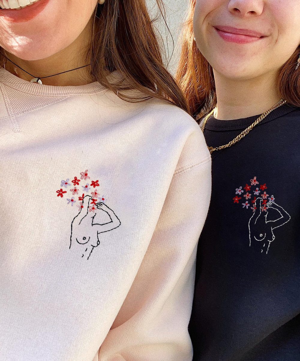 girl flower sweat copy