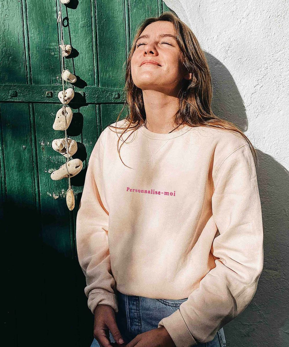 personnalise-moi incrust sweat